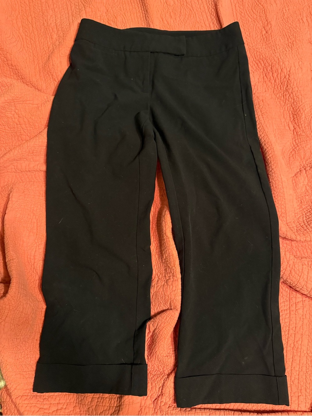 New York & Company Black Cropped Dress Pants